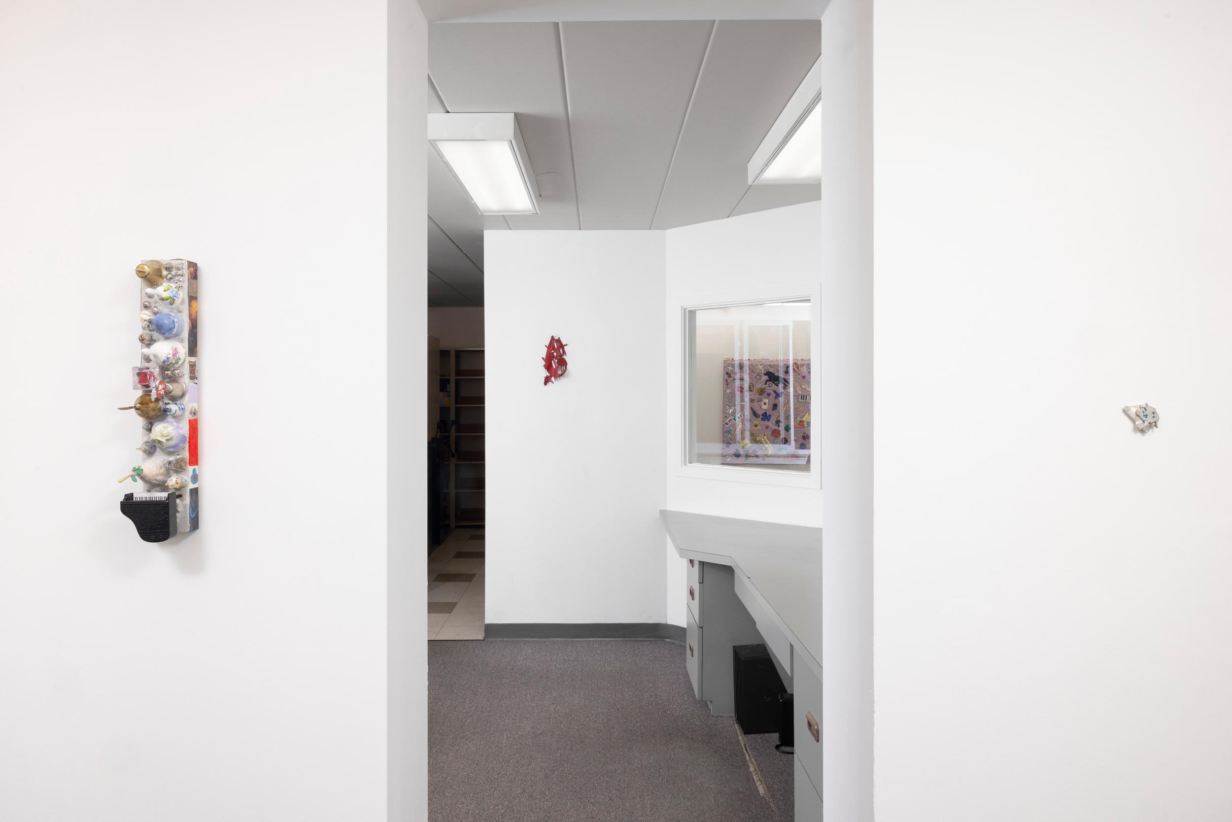 Installation view, Faith Icecold: Cassandra (2026). Courtesy of the artist and Romance, PIttsburgh.