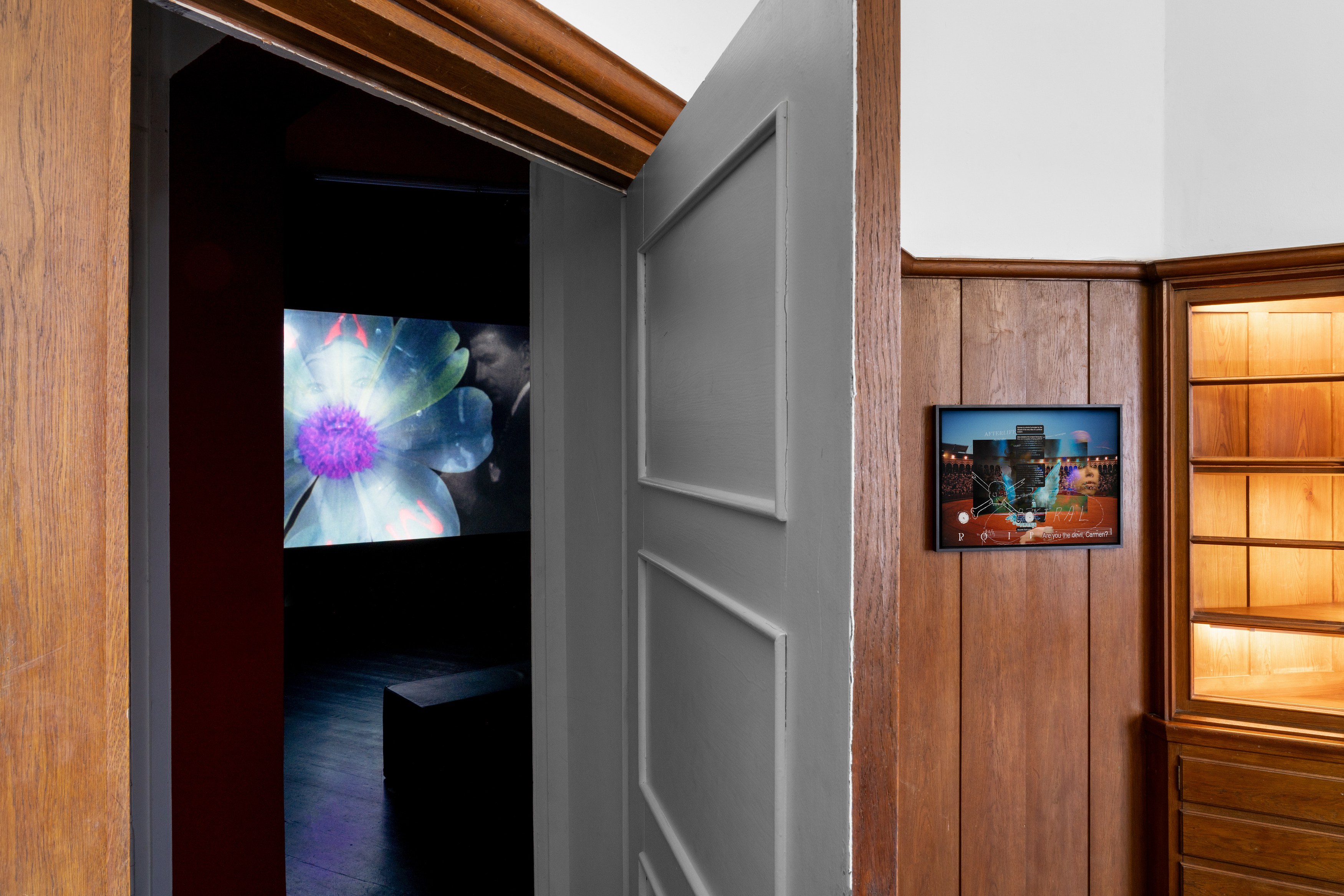 Installation view, Wu Tsang: Μέτοικε (2026). Courtesy of Galerie Isabella Bortolozzi, Berlin. Photos by Graysc.