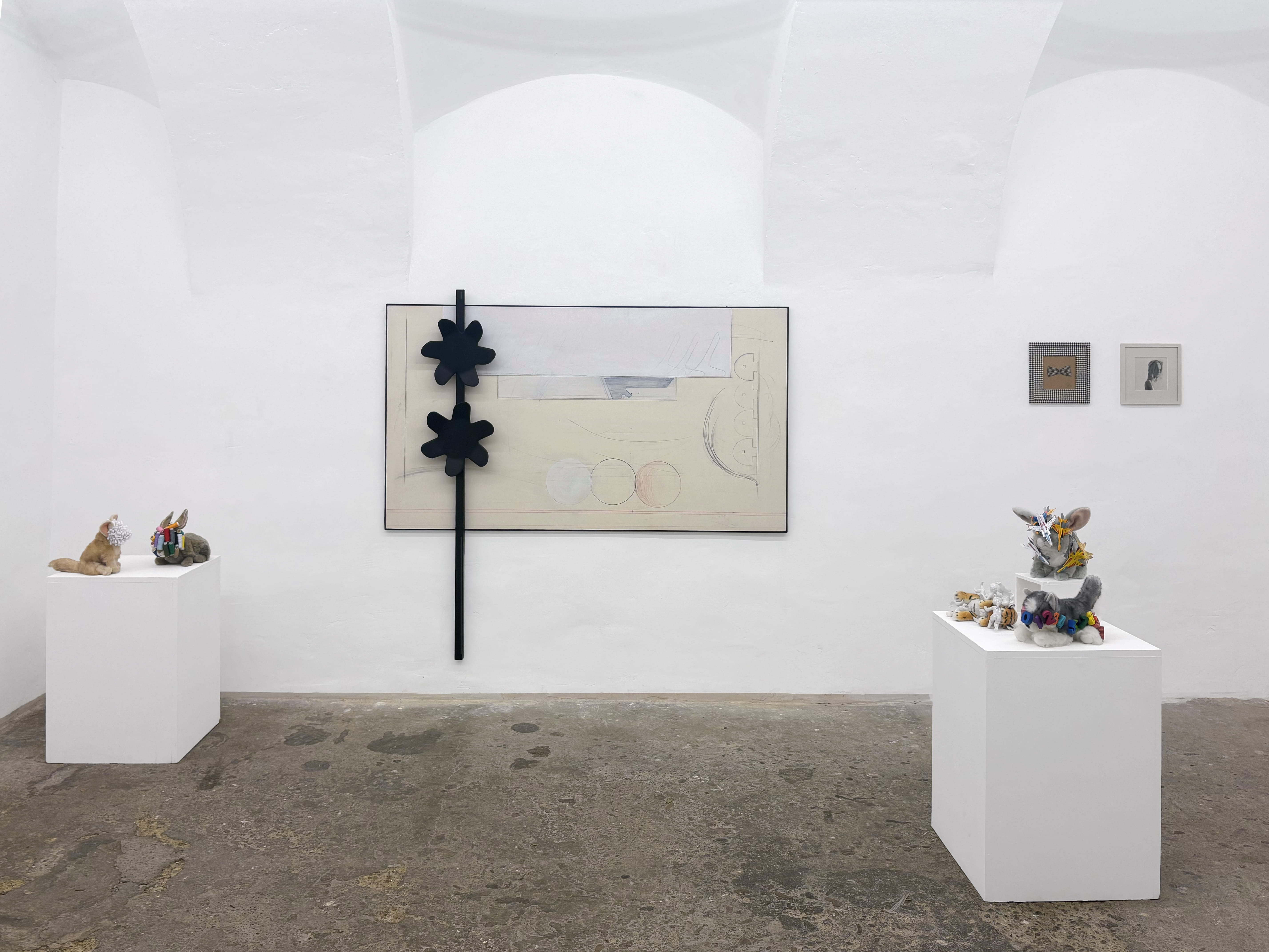 Installation view, Die Homofürsten (2026). Courtesy of the artists, City Galerie Wien and Gaylord Fine Arts.