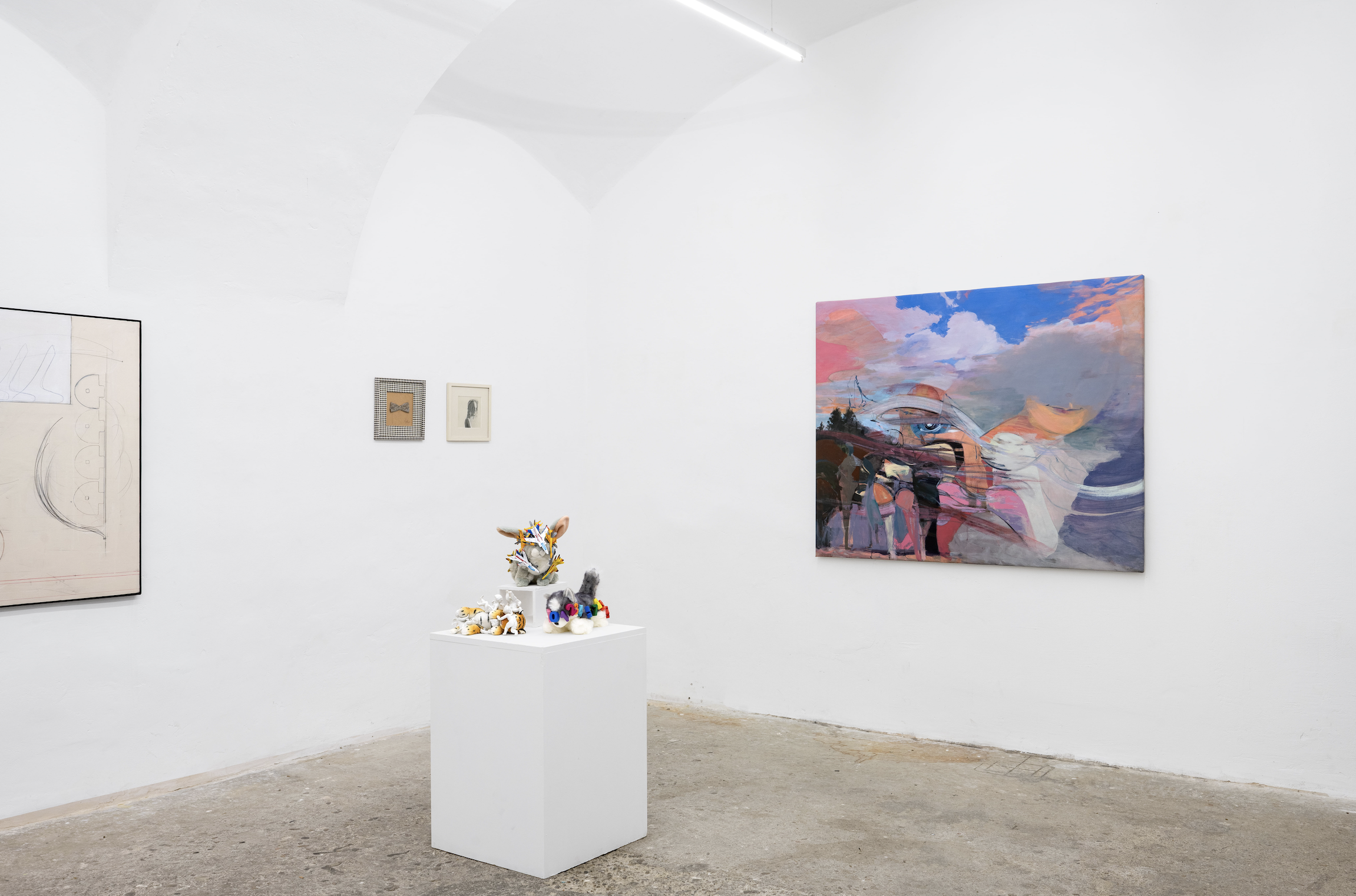 Installation view, Die Homofürsten (2026). Courtesy of the artists, City Galerie Wien and Gaylord Fine Arts.