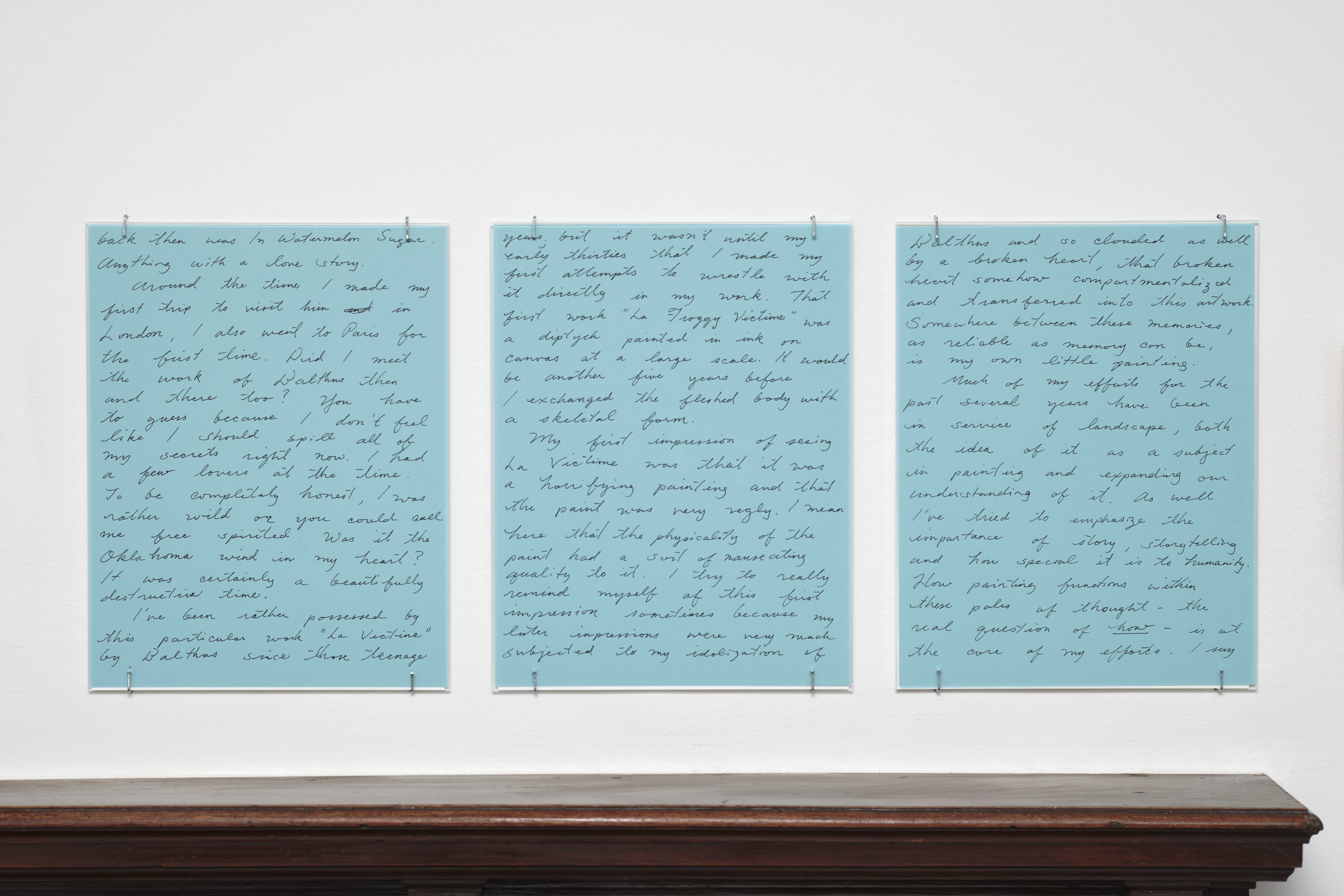 Brook Hsu, Installation view, Trout Fishing in America, Heidi, London, 2026. © Brook Hsu. Courtesy of the artist and Heidi, London. Photographer: Andy Keate