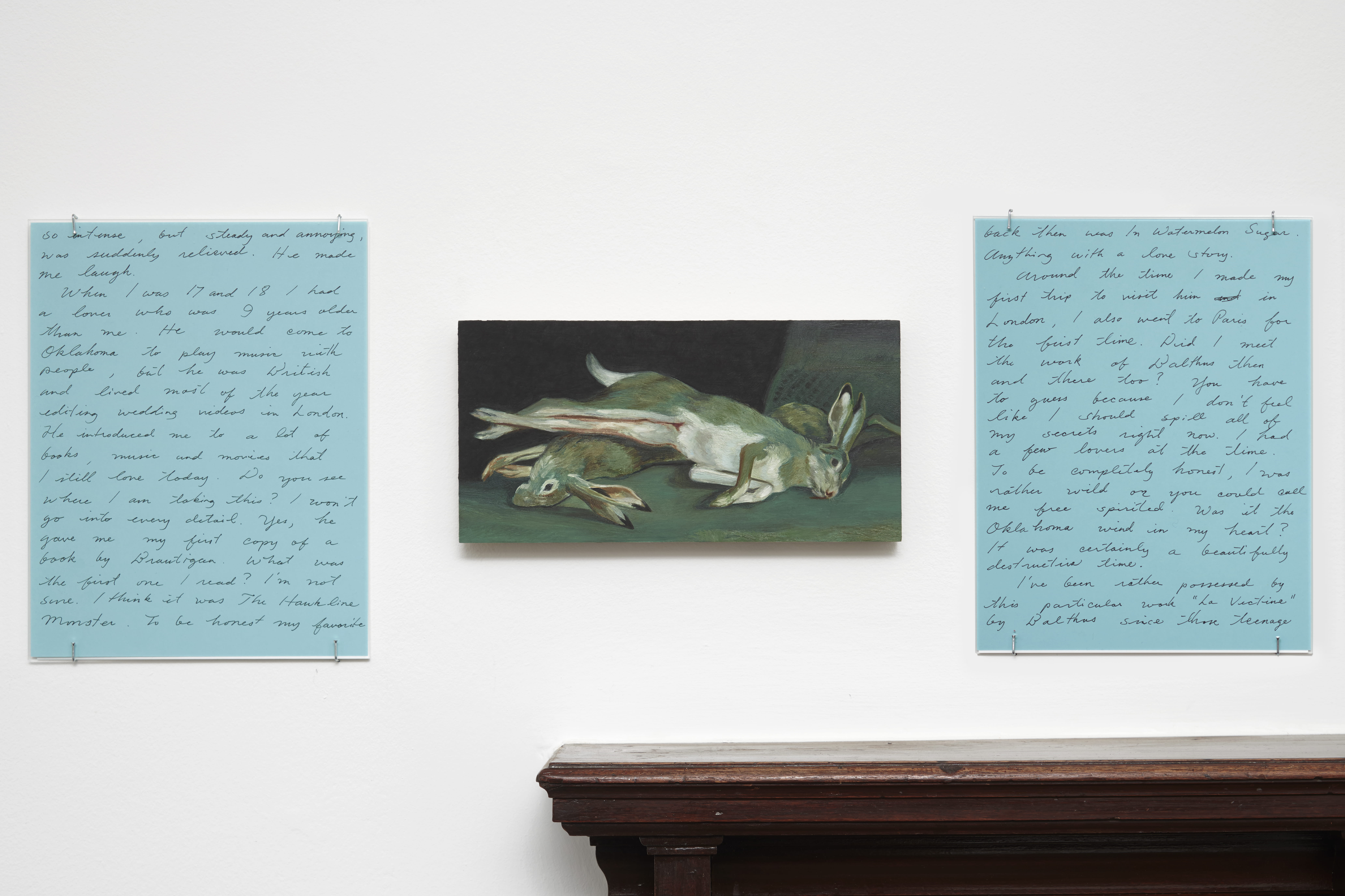 Brook Hsu, Installation view, Trout Fishing in America, Heidi, London, 2026. © Brook Hsu. Courtesy of the artist and Heidi, London. Photographer: Andy Keate