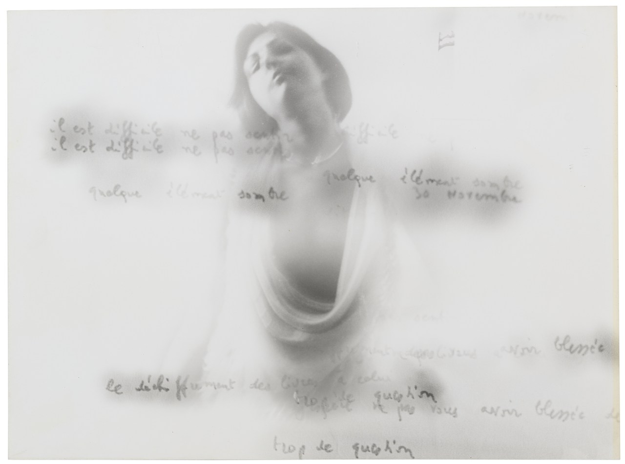 Alix Cléo Roubaud, Untitled, c. 1980-1982, silver gelatin print, multiple exposures 17.7 x 24 cm. Courtesy of the artist and Galerie Buchholz.