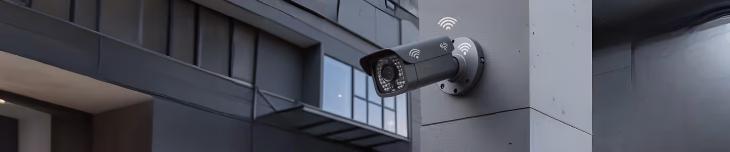 Câmera de segurança externa com conexão sem fio Wi-Fi