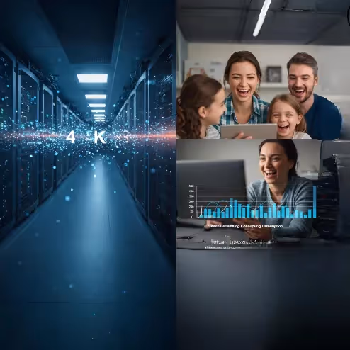O impacto do 4K e 8K no consumo de internet em streaming