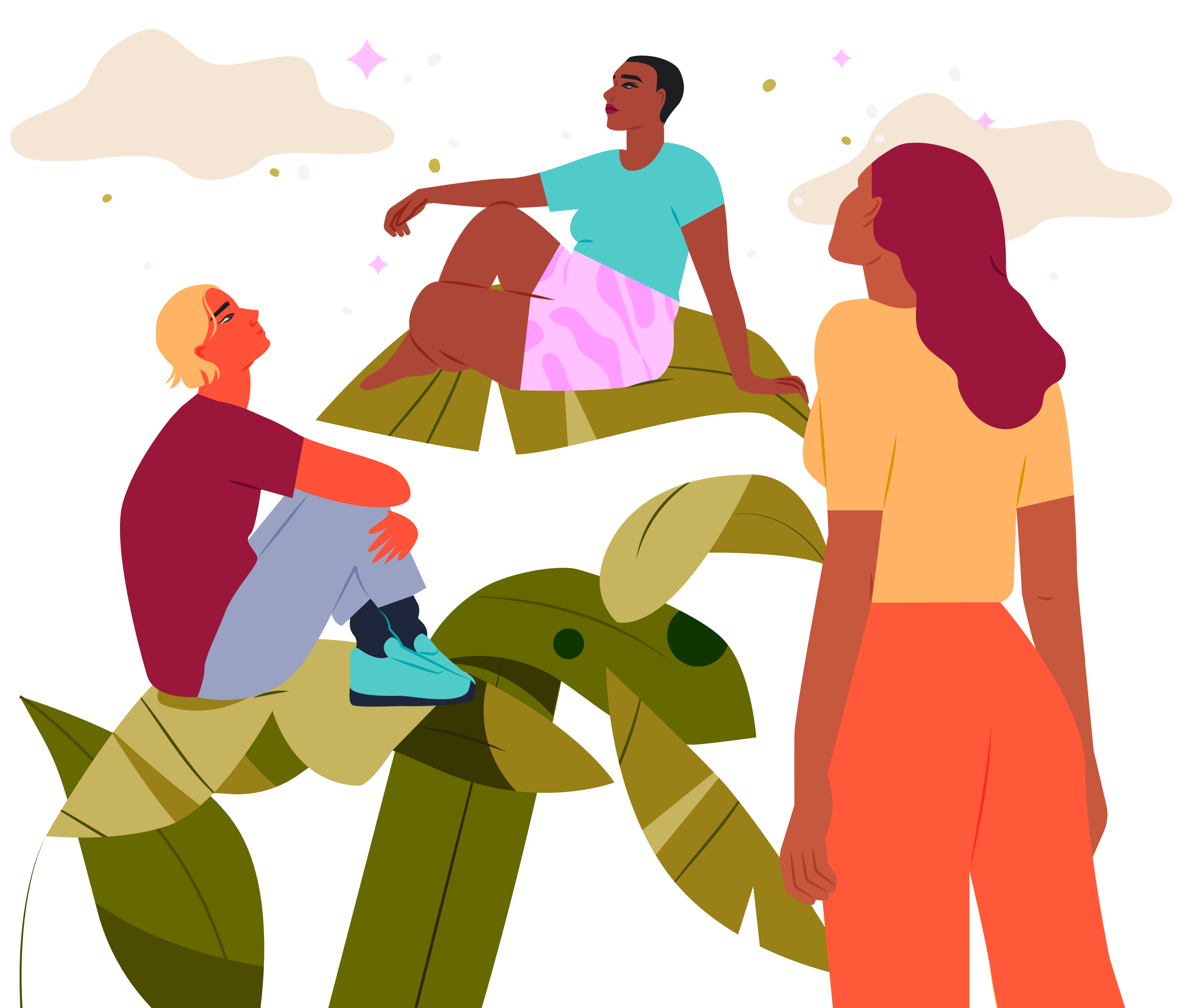 two girls holding globe
