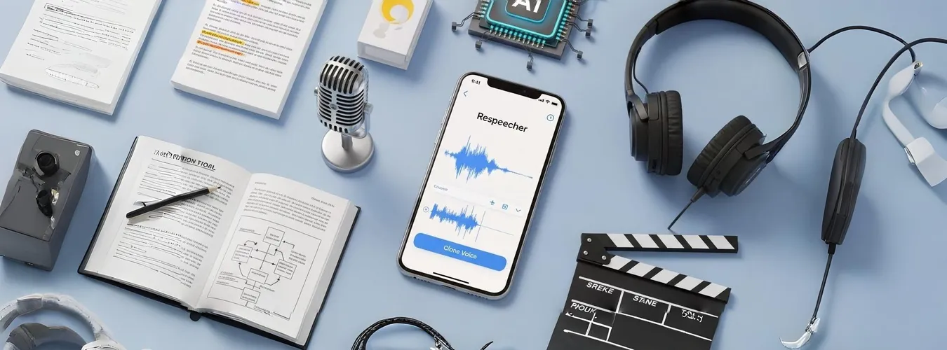 Ferramentas de IA para clonagem de voz e produção de áudio