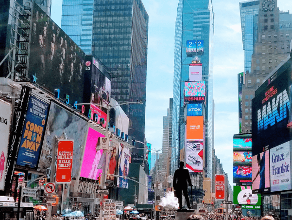 A picture of Times Square