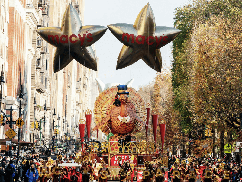 The Macy's Thanksgiving Parade in New York City