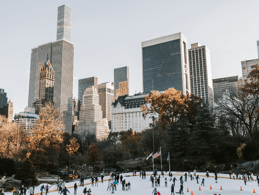 Ice rink in Bryant Park Winter Village