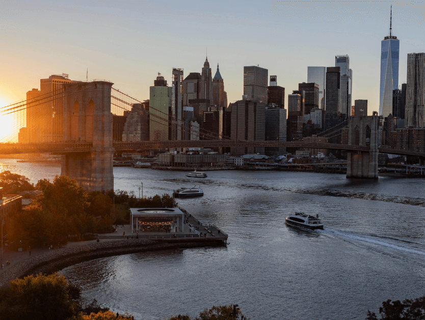 The skyline of New York City
