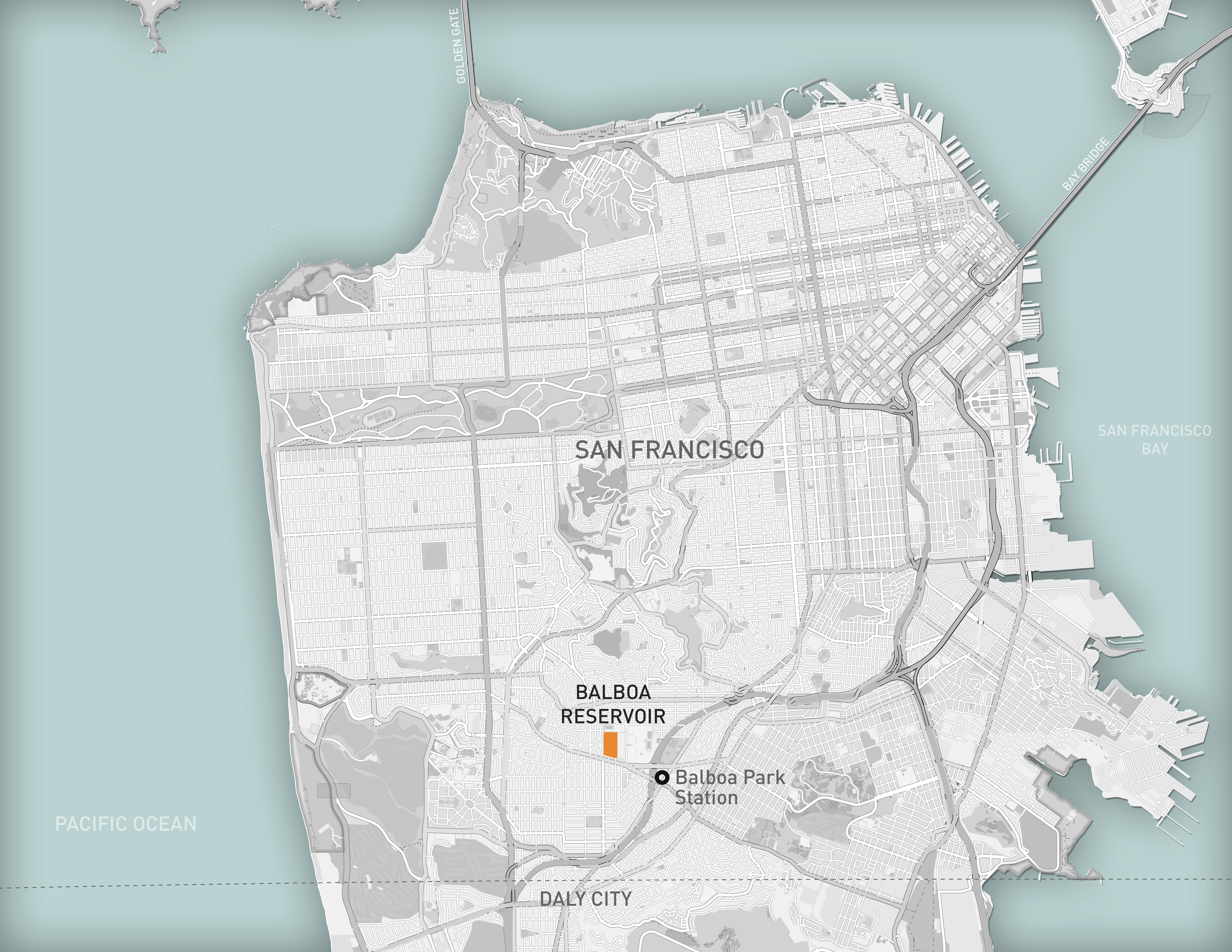 Balboa Reservoir site plan