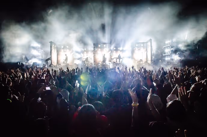 [background image] image of office workspace with desks (for a film production company)