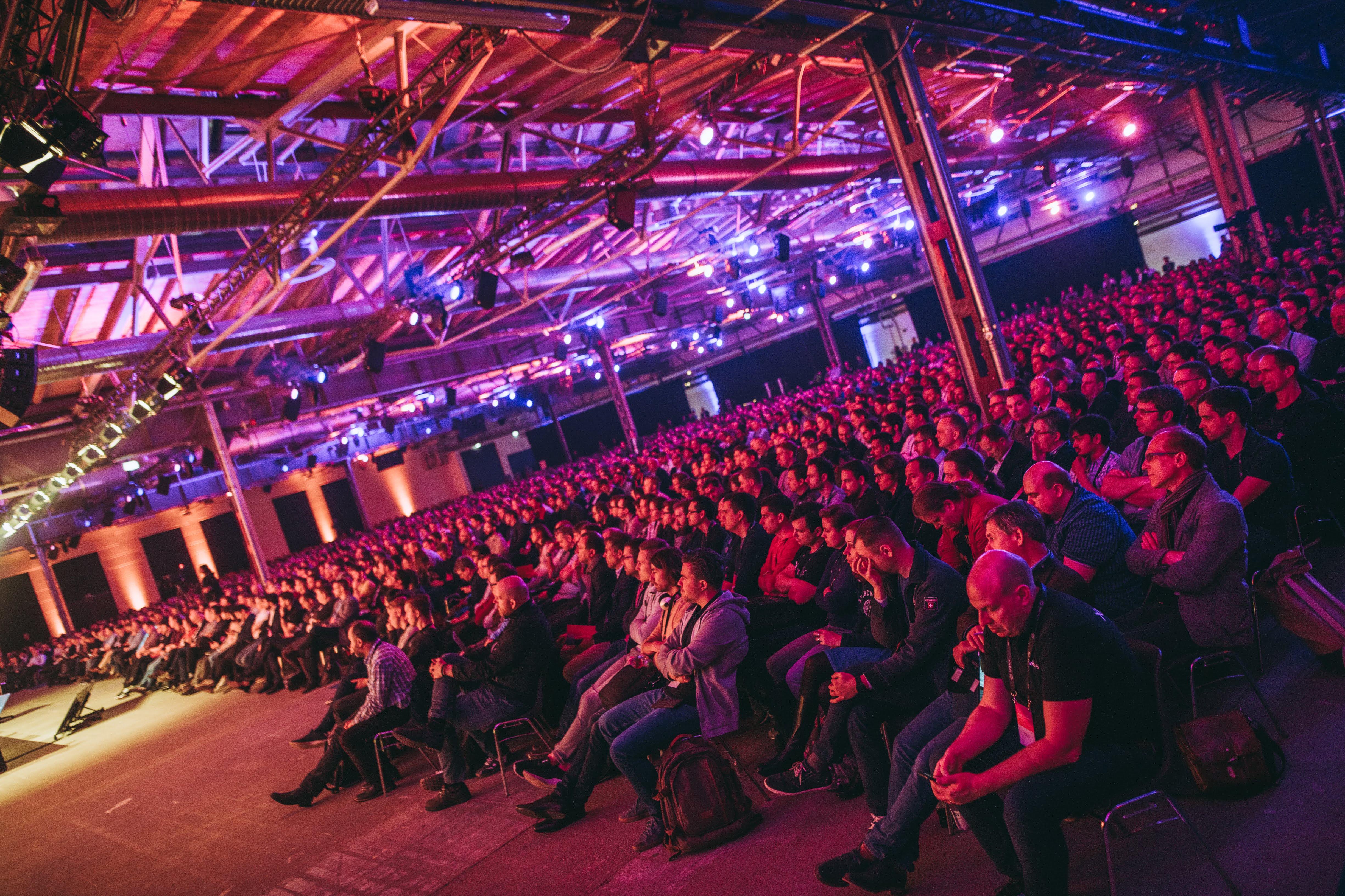 Thousands attend the AWS Summit Berlin keynote featuring HEED's Bundesliga launch