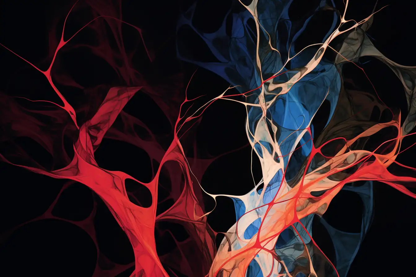 Neurons in an Abstract Art Style