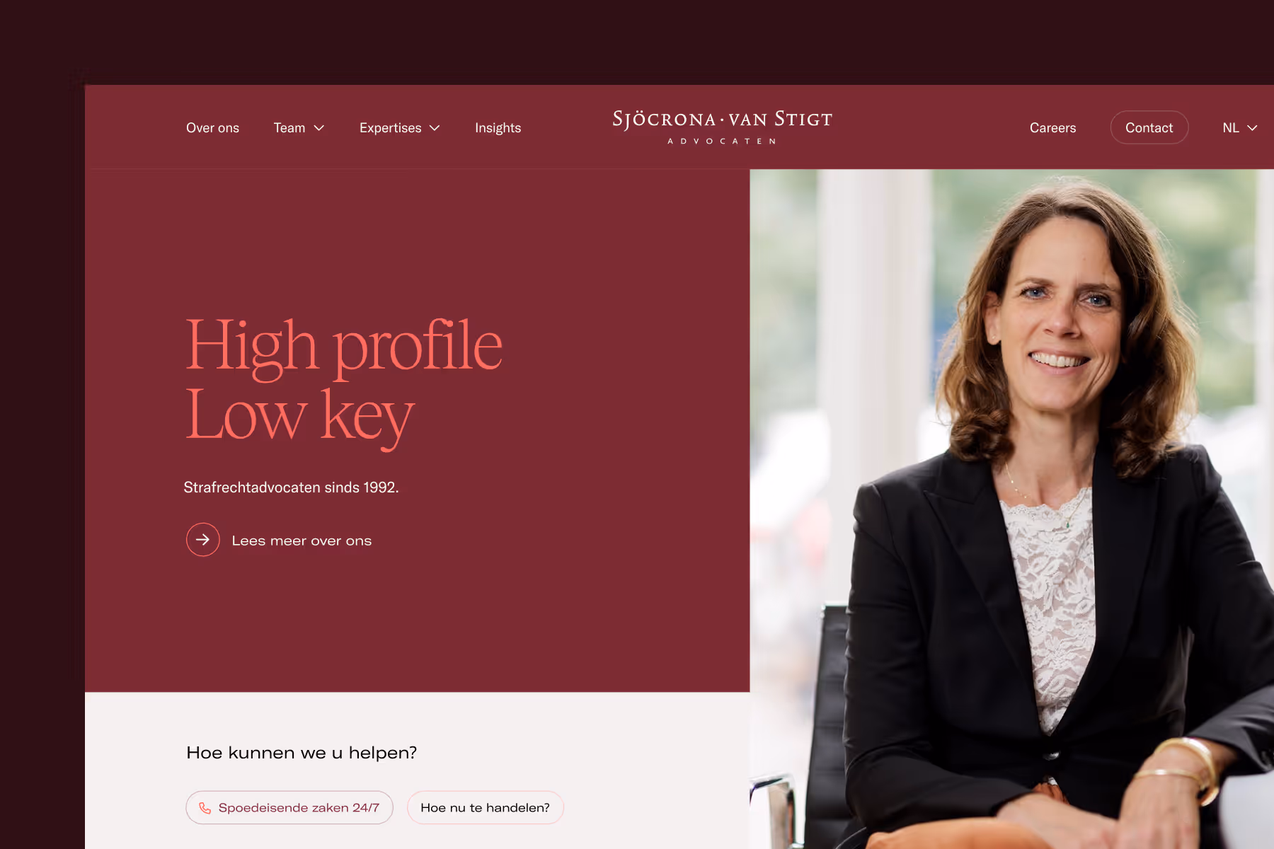 Sjöcrona • van Stigt – Vertrouwen en juridische expertise nu ook online