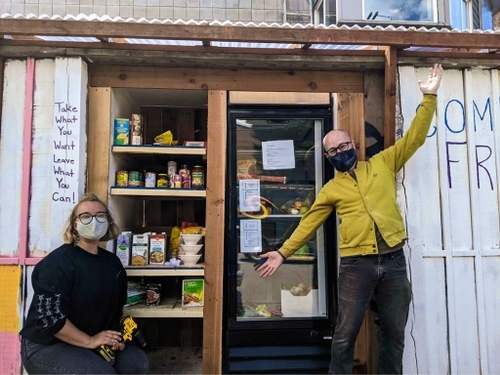Victoria’s first free fridge unveiled to the community