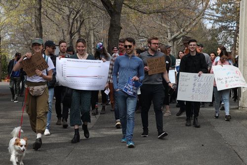 UVic walkout pushes for better funding for the sciences