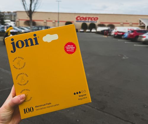 Victoria sustainable period product company launches in Costco