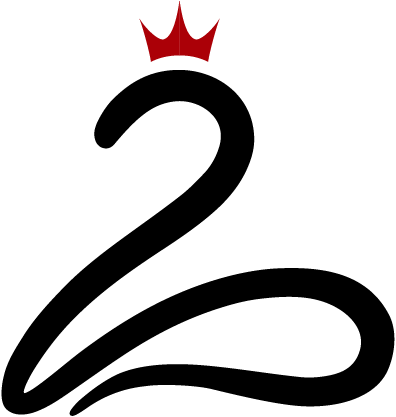 Logo Queen of Second Life: stilisierter Schwan mit Krone