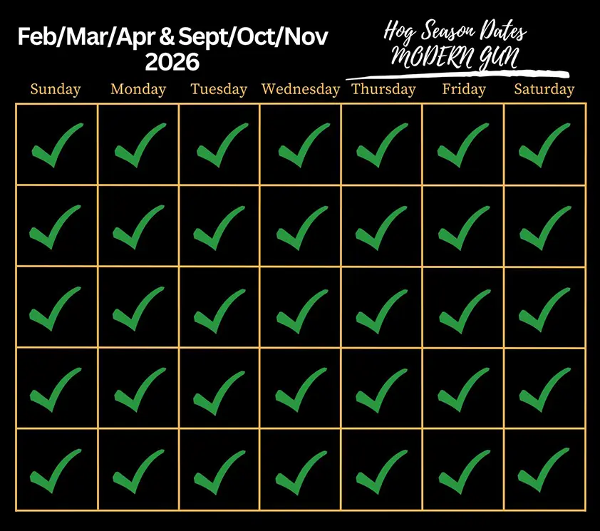 Arkansas Hog Season 2026