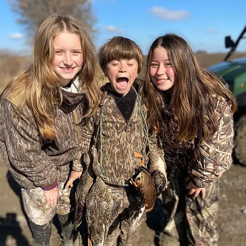 kinds having fun duck hunting in arkansas
