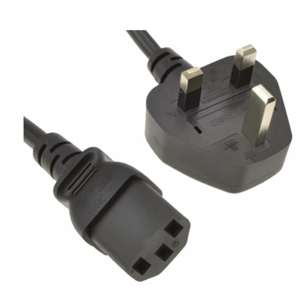 JE39-00064H - Bixolon Standard UK Mains Lead, C13, 2m