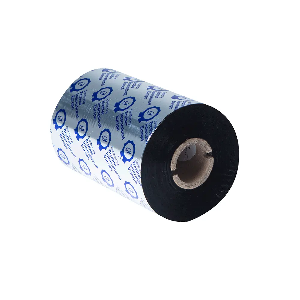 BRS-1D450-110-1 Brother 110mm x 450m Standard Resin Ribbon - 1 Roll