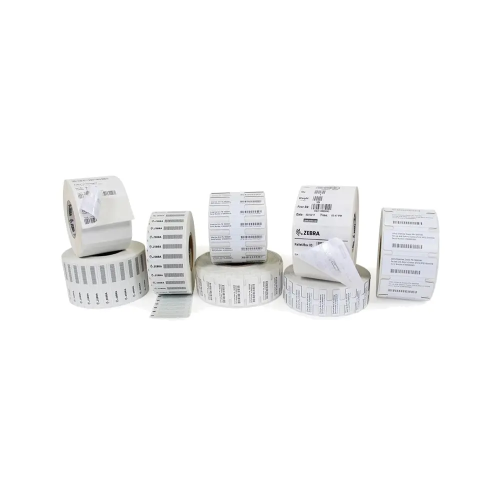10043410 - Zebra Z-Perform 1500T 98.4mm x 27mm Thermal Transfer Coated Paper RFID Label - Permanent Adhesive