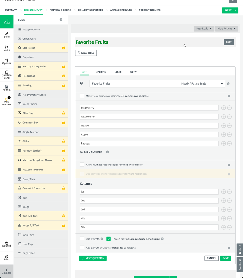 Configuring SurveyMonkey