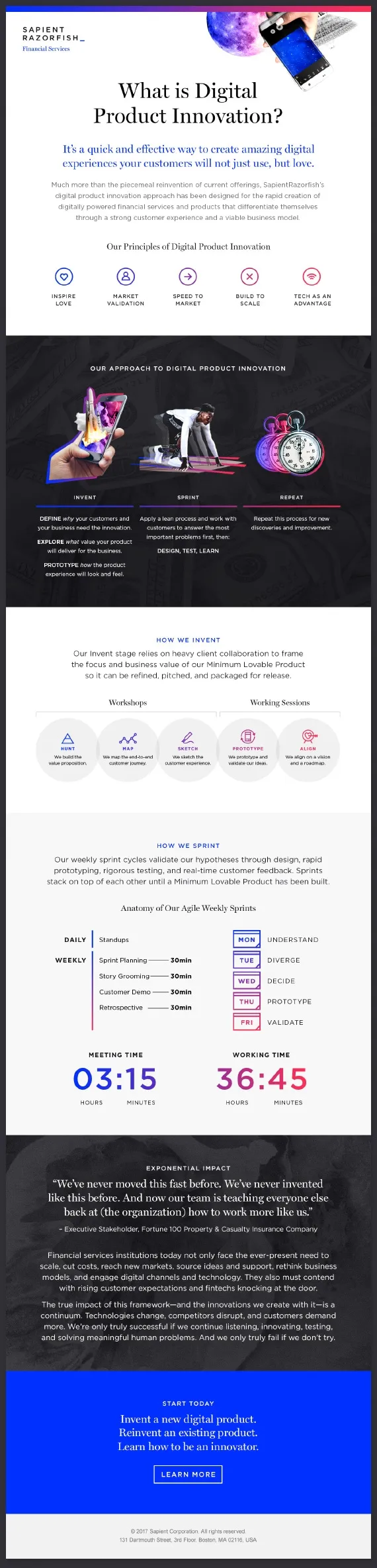 Infographic email sent to strategic contacts, 2 of 2