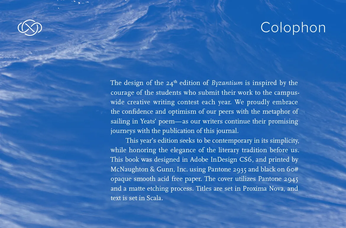 Colophon