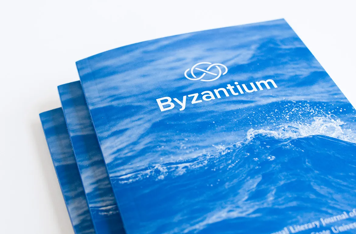 Stacked copies of the Byzantium journal