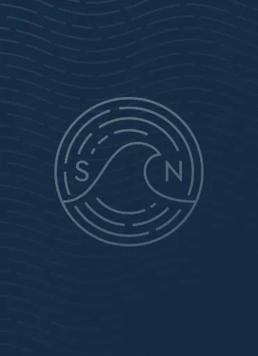S-wave-n logo mark mockup