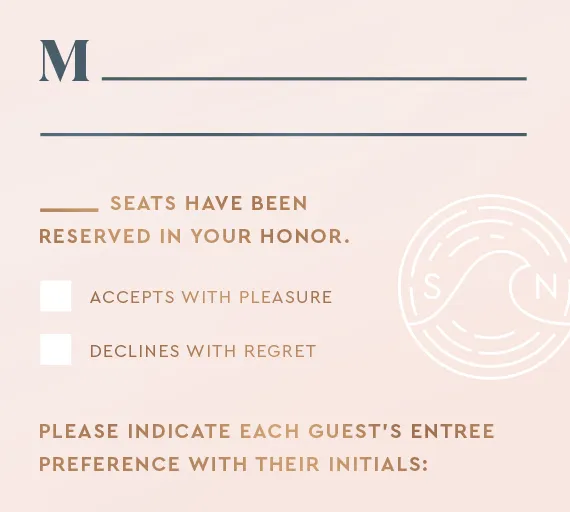 Digital RSVP page