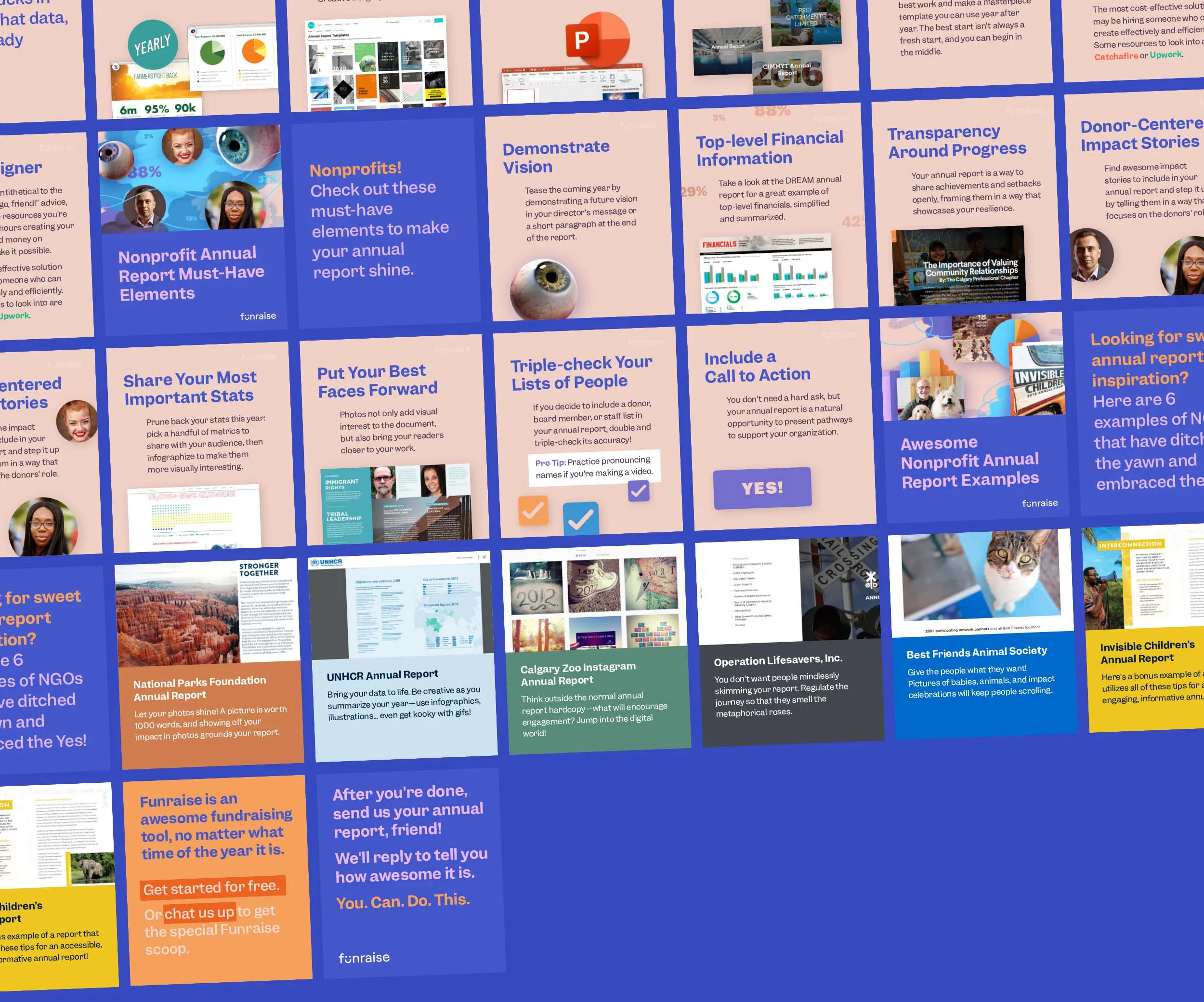 More pages from the Annual Report Manual