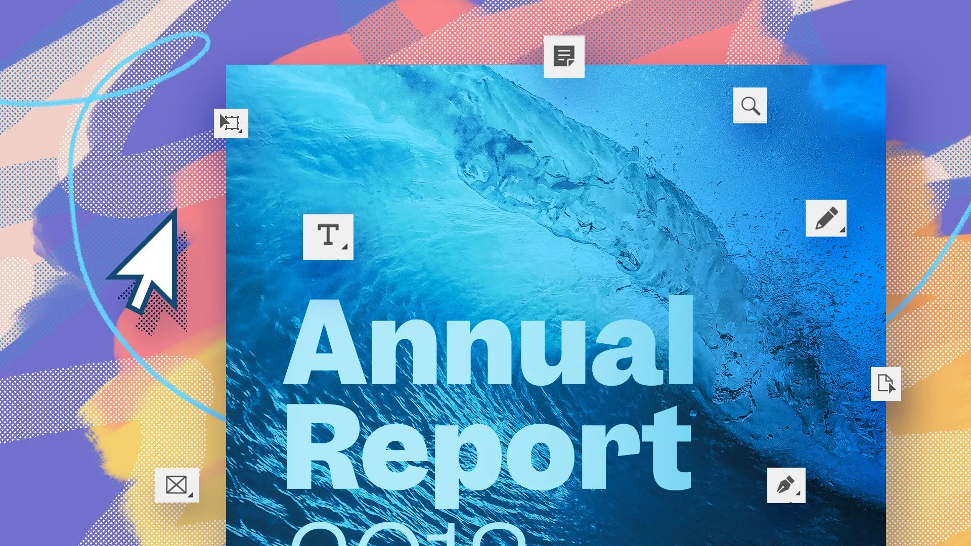 Header illustration: easiest ways to create an annual report