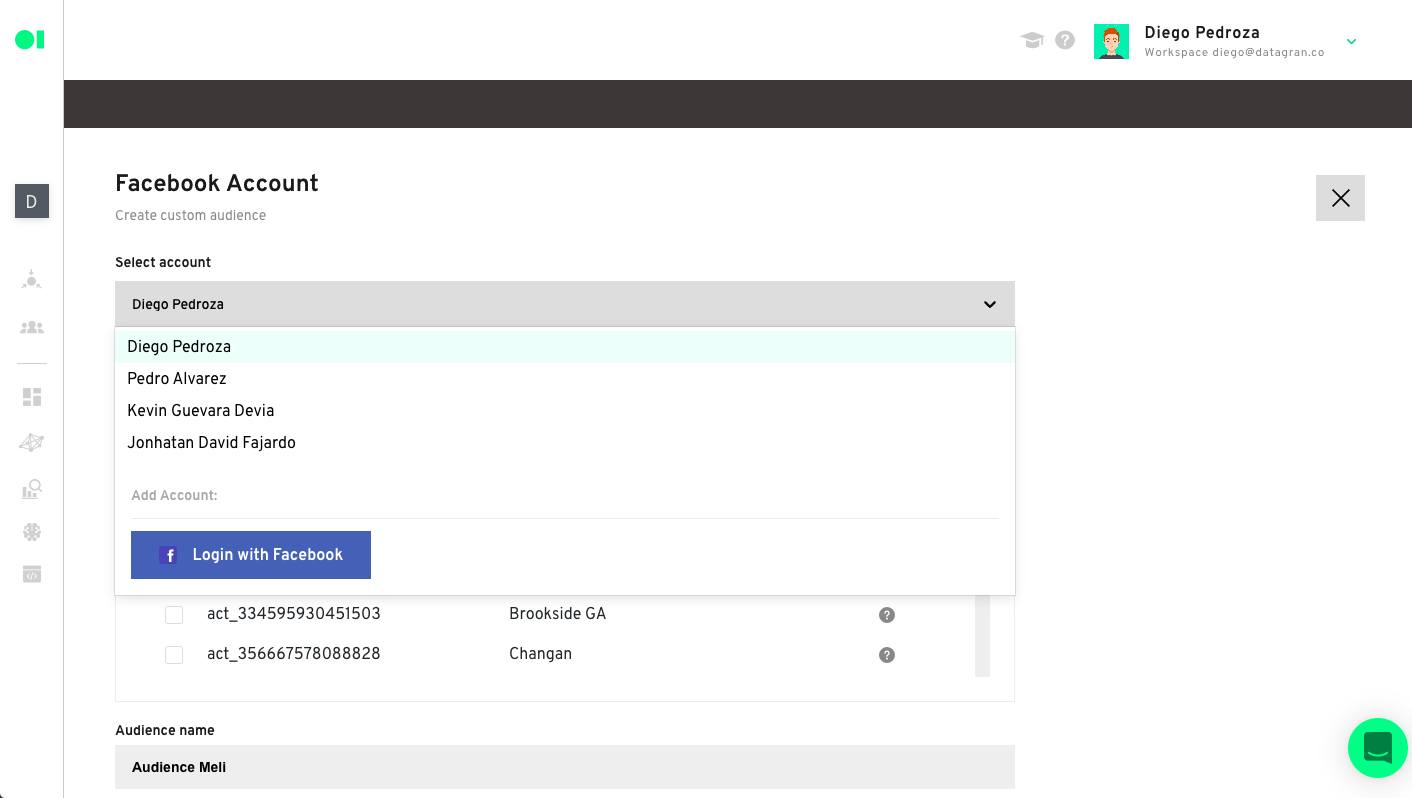 A data workflow dashboard.