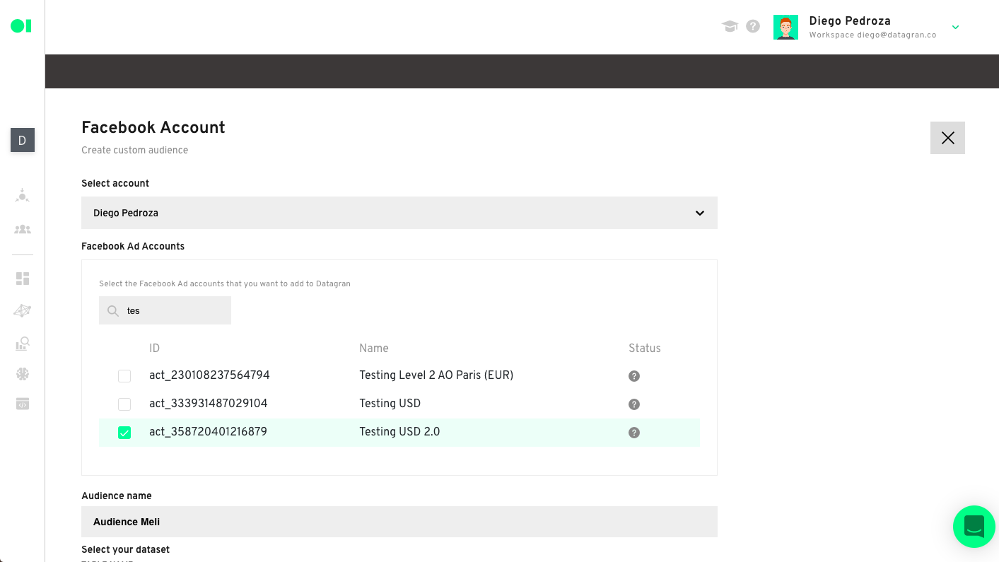 A data workflow dashboard.