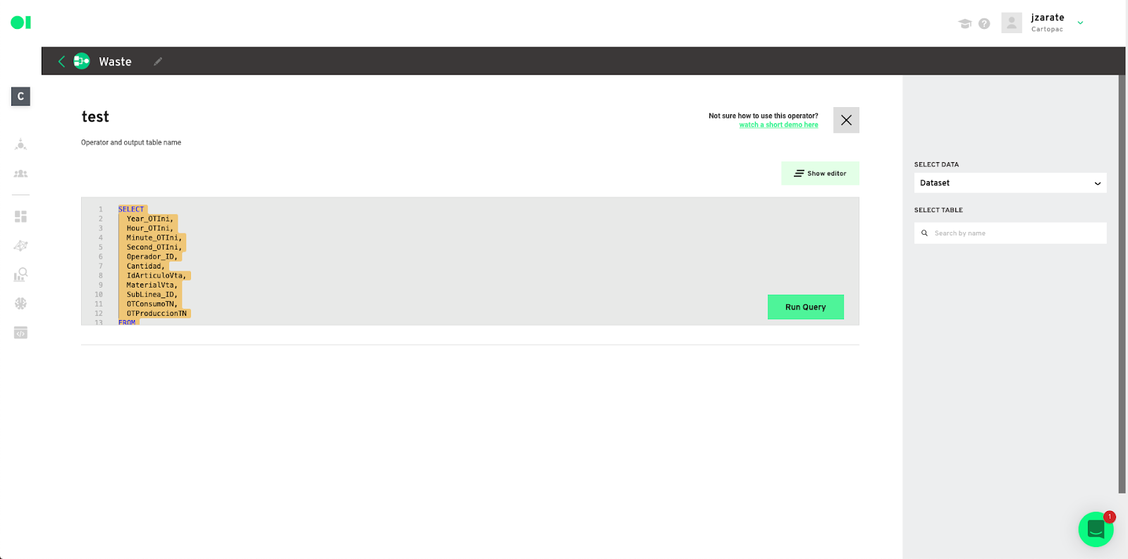 A data pipeline dashboard