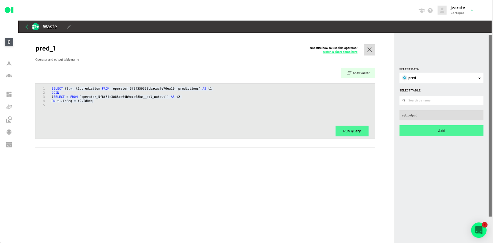 A data pipeline dashboard