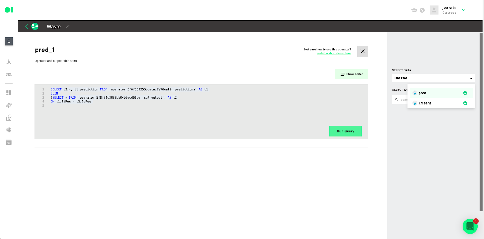 A data pipeline dashboard