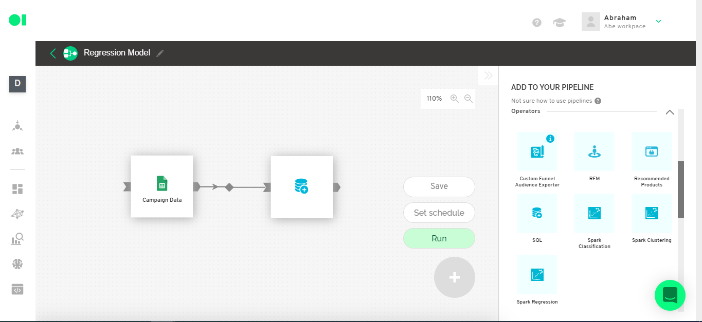 A data pipeline dashboard