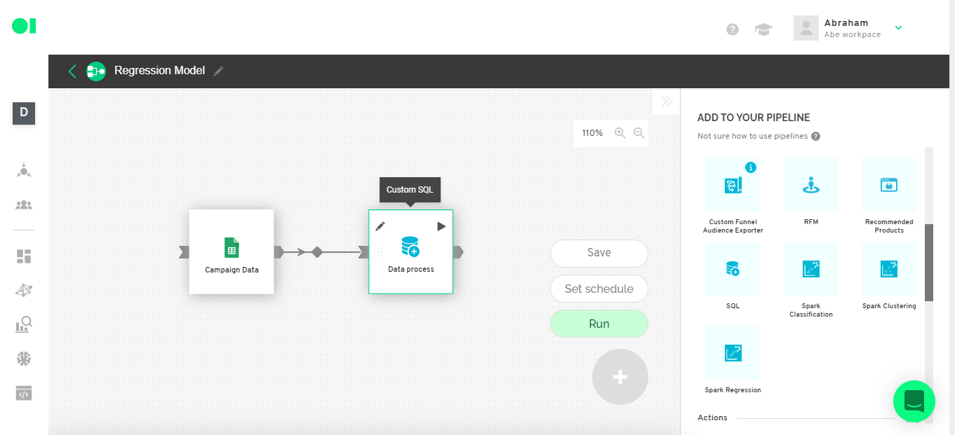 A data pipeline dashboard