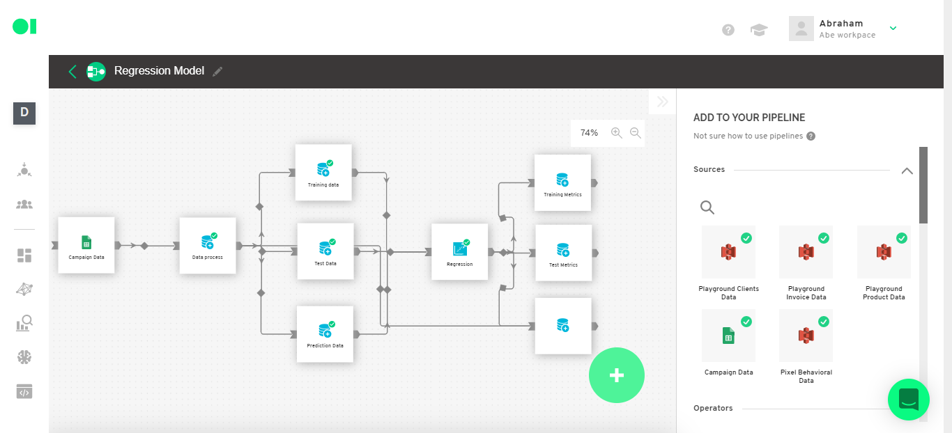 A data pipeline dashboard