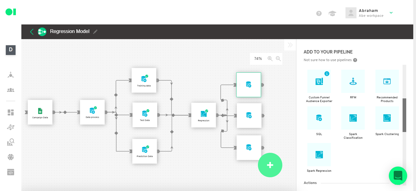 A data pipeline dashboard