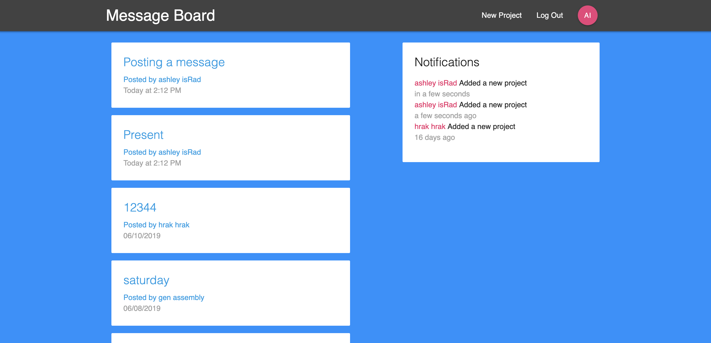 messageboard