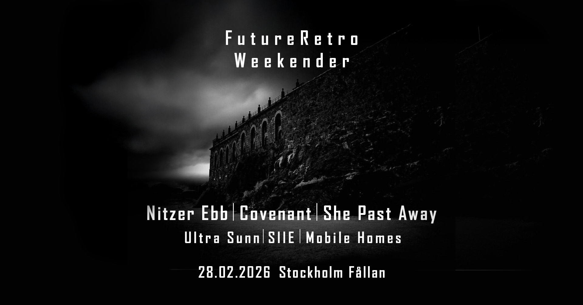 FutureRetro Weekender på Fållan i Stockholm 28 februari 2026