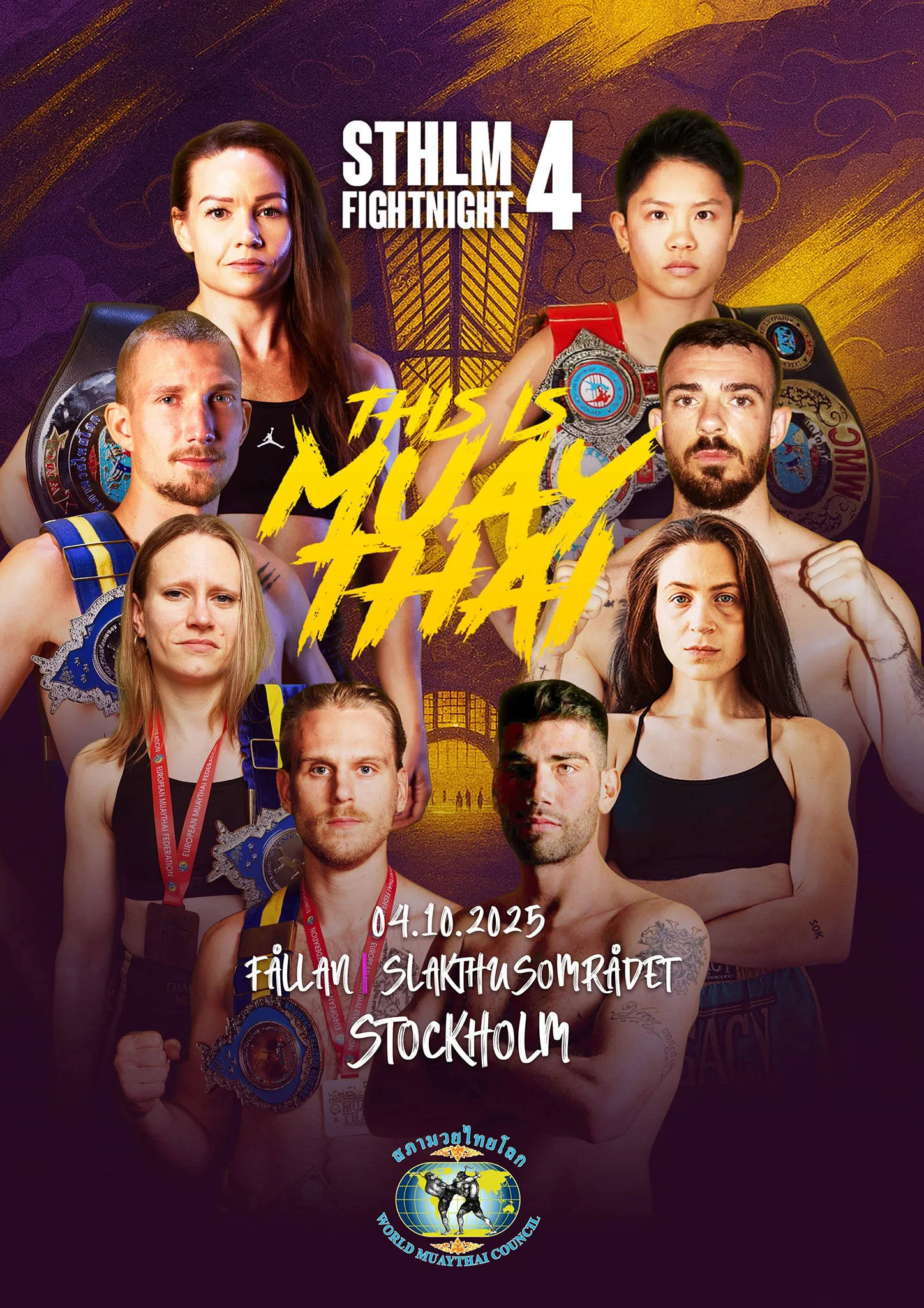 Muay Thai event at Fållan on October 4th