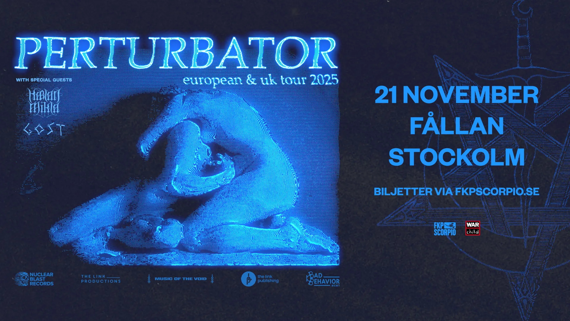 Konsert med Perturbator på Fållan i Stockholm